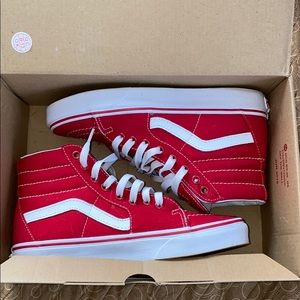 Red High Top Vans